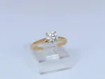 photo de Bague de fiançailles Cartier 1895 – Or Jaune 18 Carats