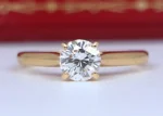 photo de Bague de fiançailles Cartier 1895 – Or Jaune 18 Carats