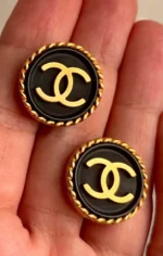 photo de Brincos CHANEL Vintage Autênticos – Coleção 1995