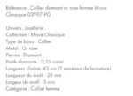 photo de Collier Move Messika en Or Rose