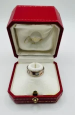 photo de Bague Cartier LOVE en Or Blanc 18 Carats avec 3 Diamants