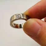 photo de Bague Cartier LOVE en Or Blanc 18 Carats avec 3 Diamants