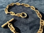 photo de Collier Hermès Chaîne d’Ancre en Argent Massif