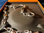 photo de Collier Hermès Chaîne d’Ancre en Argent Massif