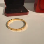 photo de Bracelet Cartier Love (4 diamants, taille 18, largeur 6,1 mm)