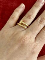 photo de Bague Cartier Clou en Or Rose 18 Carats – L’Audace au Bout des Doigts