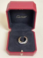 photo de Bague Cartier Trinity en Or Jaune, Rose et Blanc 18 Carats avec Diamants
