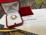 photo de Bague en Or Trinity Diamond de Cartier 100 % Authentique
