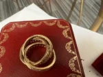 photo de Bague en Or Trinity Diamond de Cartier 100 % Authentique