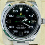 photo de Rolex Air King 40 mm cadran noir acier inoxydable