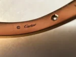 Cartier Love Or jaune 750/1000 (Modèle Classique) 4 diamants – Taille 18 – Image 8