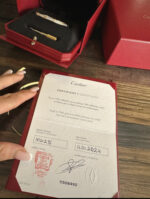 Cartier Love Or jaune 750/1000 (Moyen Modèle, Pavé) 237 Diamants – Taille 17 – Image 3