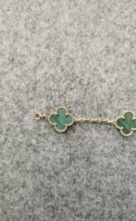 Van Cleef & Arpels Vintage Alhambra Or jaune 750/1000 Malachite – Image 3