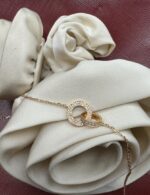 CARTIER PENDENTIF LOVE PAVÉ OR ROSE SERTI DE 48 DIAMANTS 38 ET 41 CM – Image 13