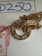 CARTIER PENDENTIF LOVE PAVÉ OR ROSE SERTI DE 48 DIAMANTS 38 ET 41 CM – Image 10