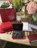 CARTIER PENDENTIF TRINITY SEPT RANGS DIAMANTS SERTI DE 11 DIAMANTS