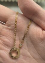 CARTIER PENDENTIF LOVE OR JAUNE 750/1000, 2 DIAMANTS – Image 5