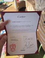 CARTIER PENDENTIF TRINITY SEPT RANGS DIAMANTS SERTI DE 11 DIAMANTS – Image 6