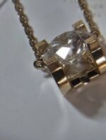 COLLIER PENDENTIF C DE CARTIER, DIAMANT TAILLE BRILLANT OR JAUNE 750/1000 – Image 13